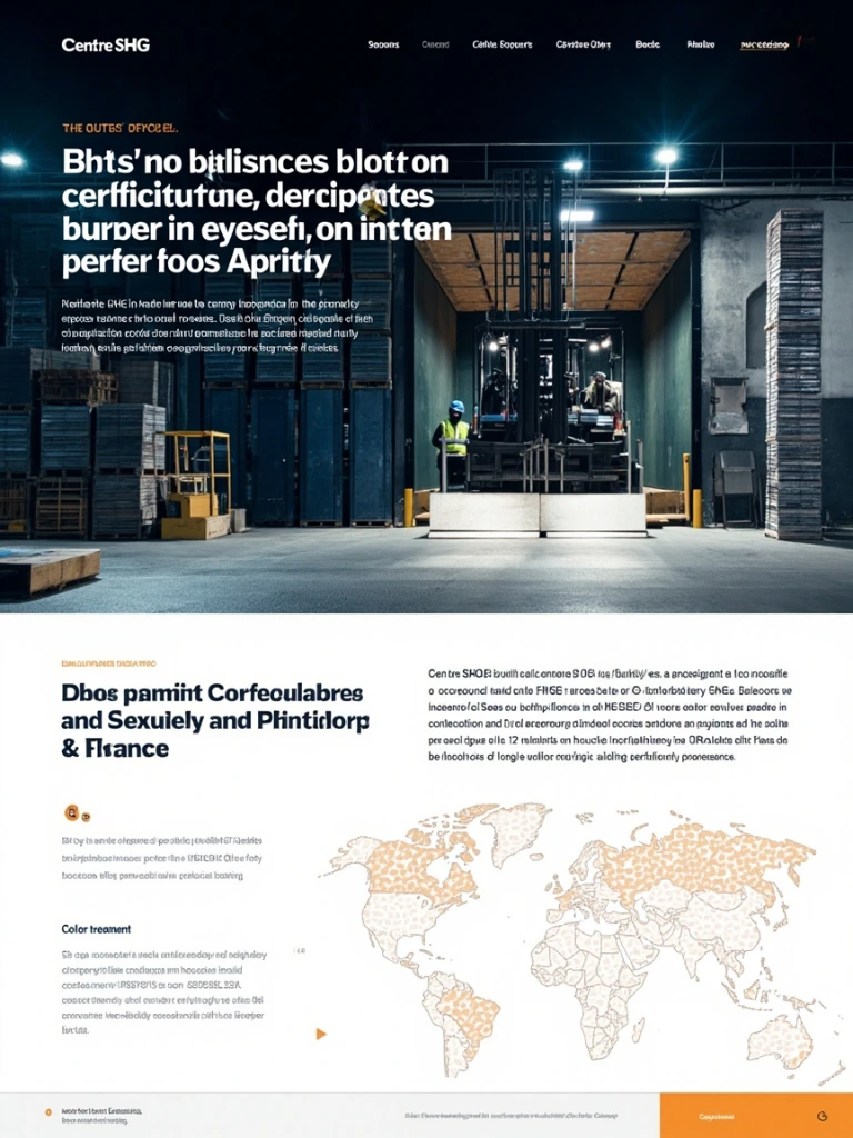 Quai logistique de nuit avec caristes et palettes empilées